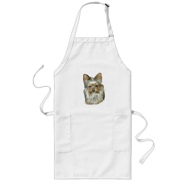 Tablier Long Chien 4B, Yorkshire Terrier, Apron (Devant)