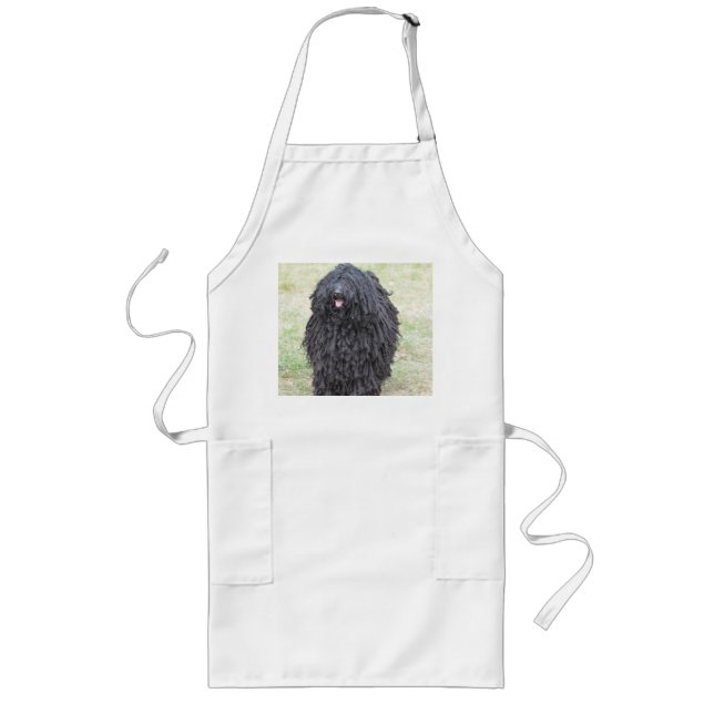 Tablier Long Chien hirsute de Puli (Devant)