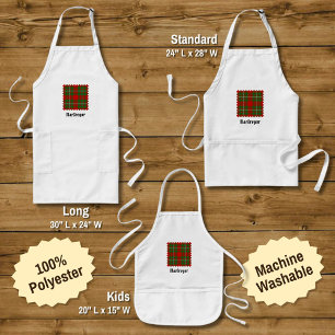 Tablier Long Clan Gregor Tartan Apron