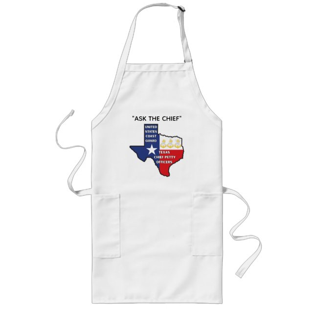 Tablier Long Coast Guard Texas Chief Petty Officers Shirt (Devant)