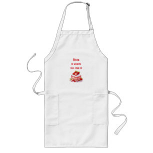 Tablier Long conception de gâteau sucré