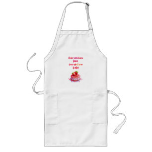 Tablier Long Conception de gâteau sucré
