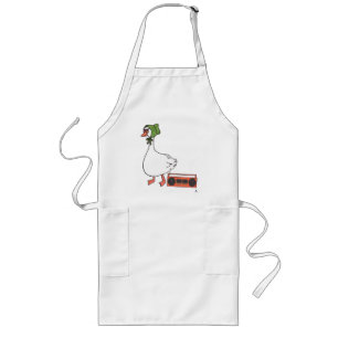 Tablier Long Cool 80s Bonnet Drôle de cuisine Goose Cartoon