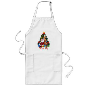 Tablier Long Cool Père Noël et Reindeer Apron