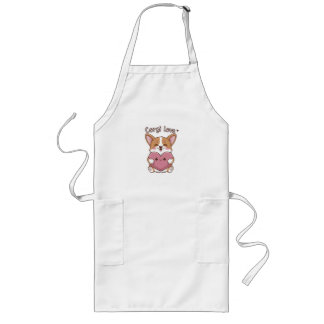 Tablier Long Corgi Love Apron
