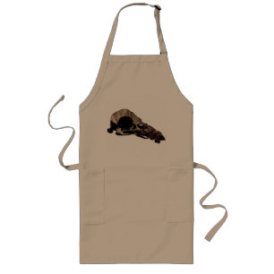 Tablier Long Crâne d'oiseaux