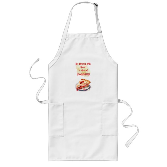 Tablier Long Création de gâteau sucré (Devant)
