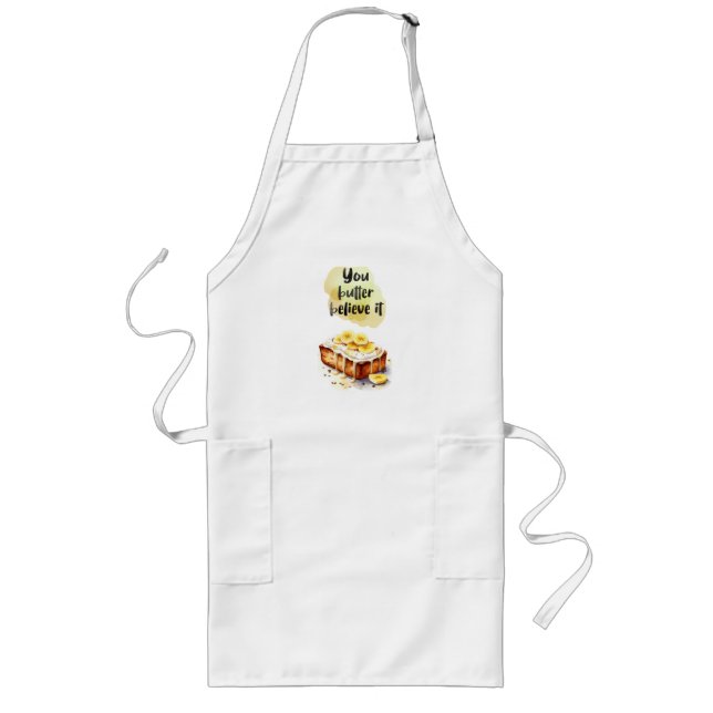 Tablier Long Création de gâteau sucré (Devant)