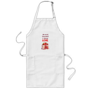 Tablier Long Création de gâteau sucré