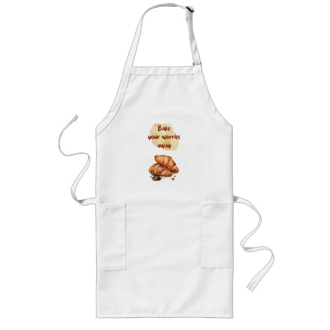 Tablier Long Création de gâteau sucré (Devant)