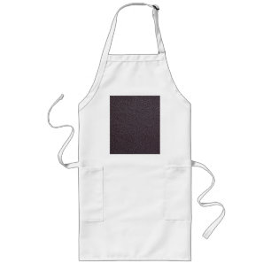 Tablier Long Cuir noir