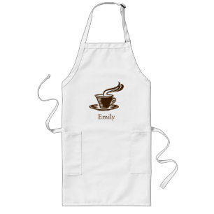 Tablier Long Cuisine personnalisée Cuisine de café boulangerie