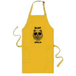 Tablier Long Customize BEAR GRILLS Men Funny Gift for Him
