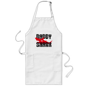 Tablier Long Daddy Shark Worn Graphic