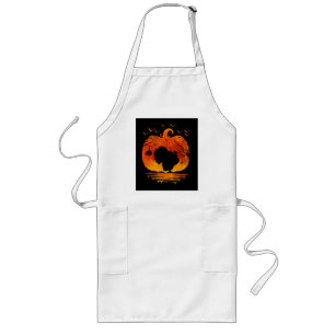 TABLIER LONG DÉGUISEMENT DE DINDON DE THANKSGIVING CITROUILLE S