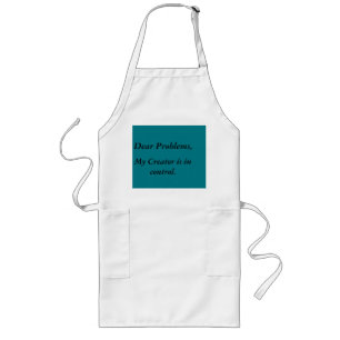 Tablier Long Dieu contrôle Citation Apron