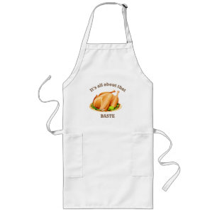 Tablier Long Dinde de Thanksgiving C'est Tout Sur Ce Baste