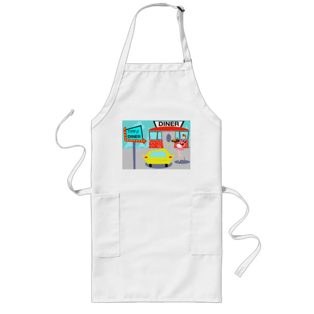Tablier Long Diner Apron 1950 (Devant)