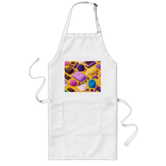 Tablier Long Douce Commande en Couleur (Devant)