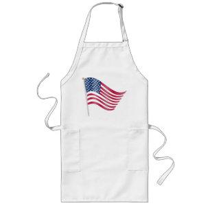 TABLIER LONG DRAPEAU AMÉRICAIN