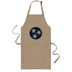 Tablier Long Drapeau d'état du Tennessee Bleu Blancs étoiles