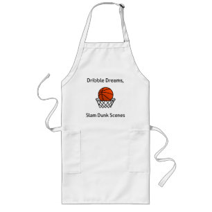 Tablier Long Dribble Dreams, Scènes de Slam Dunk Basketball
