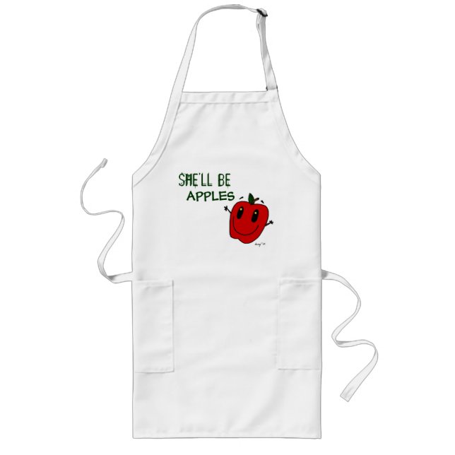 Tablier Long ELLE SERA APPLES Apron (Devant)