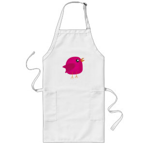 Tablier Long Enfants oiseau mignon