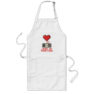 Tablier Long Faites Passer Votre Amour au Niveau Supérieur, Des