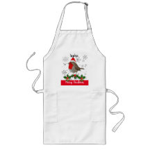 Festif personnalisé Noël Robin Apron