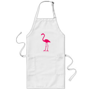 Tablier Long Flamant rose rose vif