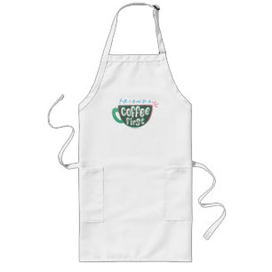 Tablier Long FRIENDS™ Café d'abord