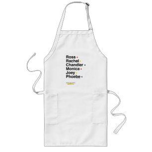 Tablier Long FRIENDS™ Noms des personnages
