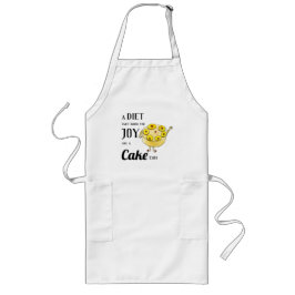 Tablier Long Fun gâteau cuisson dire