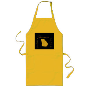 TABLIER LONG GÉORGIE JAUNE