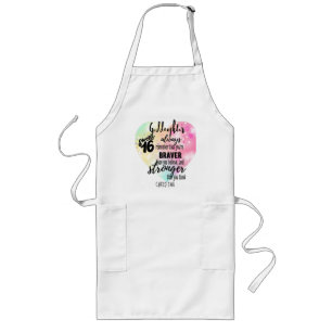 Tablier Long Godgirl Sweet16 Citer Braver cadeau plus fort