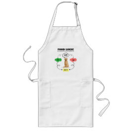 Tablier Long Golden Retriever Nom personnalisé Food Logic Fchar