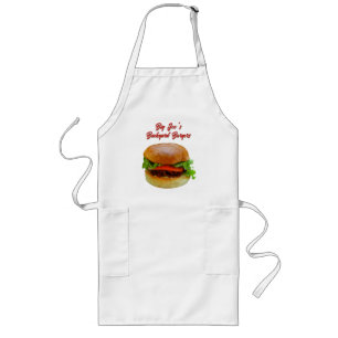 Tablier Long Grand Burger Cuisine Apron Pour Les Gars