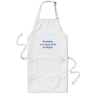 Tablier Long Grand-mère grand-mère Chefs barbecue cuisine