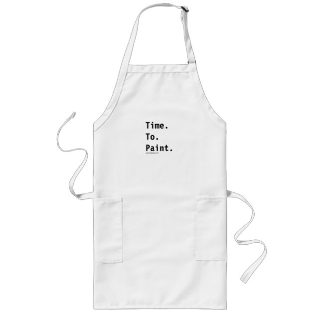 Tablier Long Grands artistes peignant le tablier (Devant)