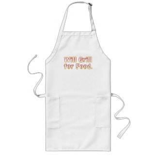 Tablier Long Grill Pour La Nourriture.