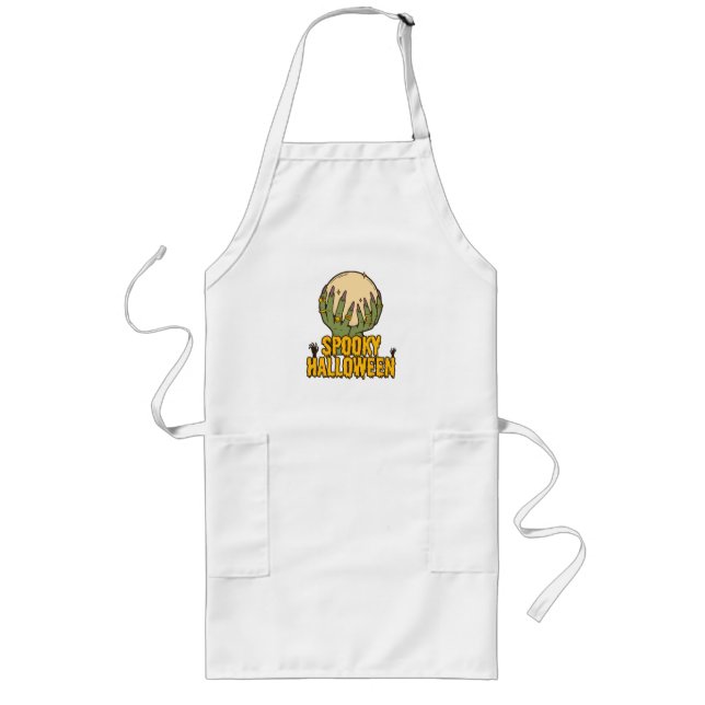 Tablier Long halloween effrayant (Devant)