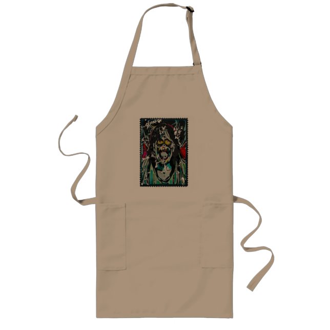 Tablier Long Halloween Ghoul (Devant)