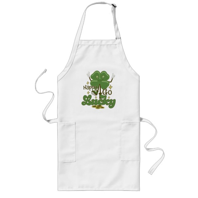 Tablier Long Happy Go Lucky St. Patrick's (Devant)