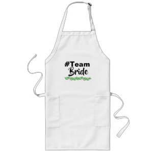 Tablier Long Hashtag Team Bride
