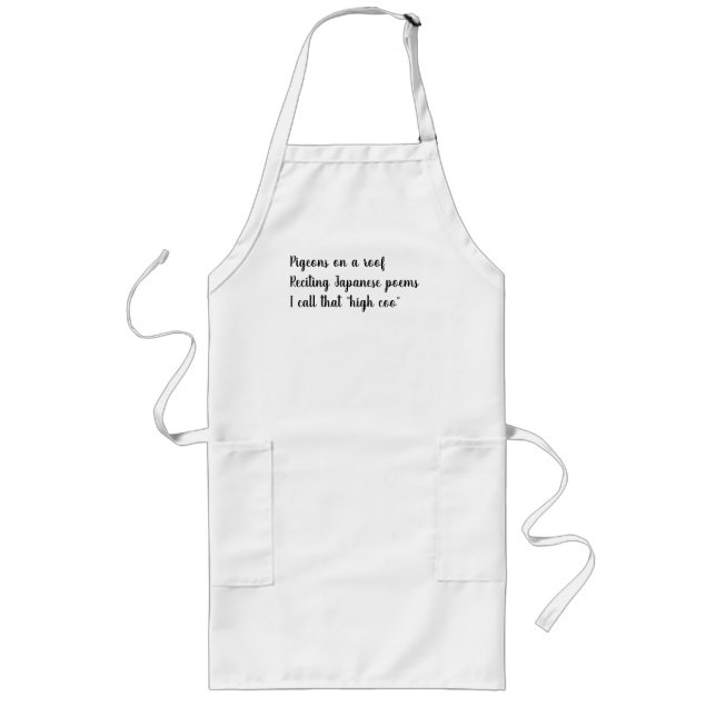 Tablier Long Haut tablier de roucoulement (Devant)