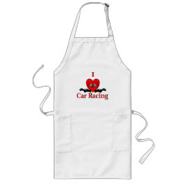 Tablier Long I Heart Car Racing Apron