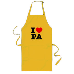 Tablier Long I LOVE PA Pennsylvanie