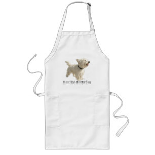 Tablier Long J'adore mon petit chien blanc - Westie