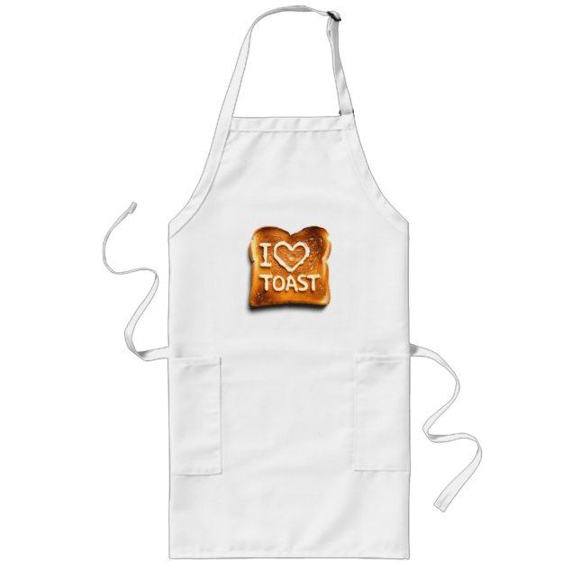 Tablier Long J'adore Toast (Devant)